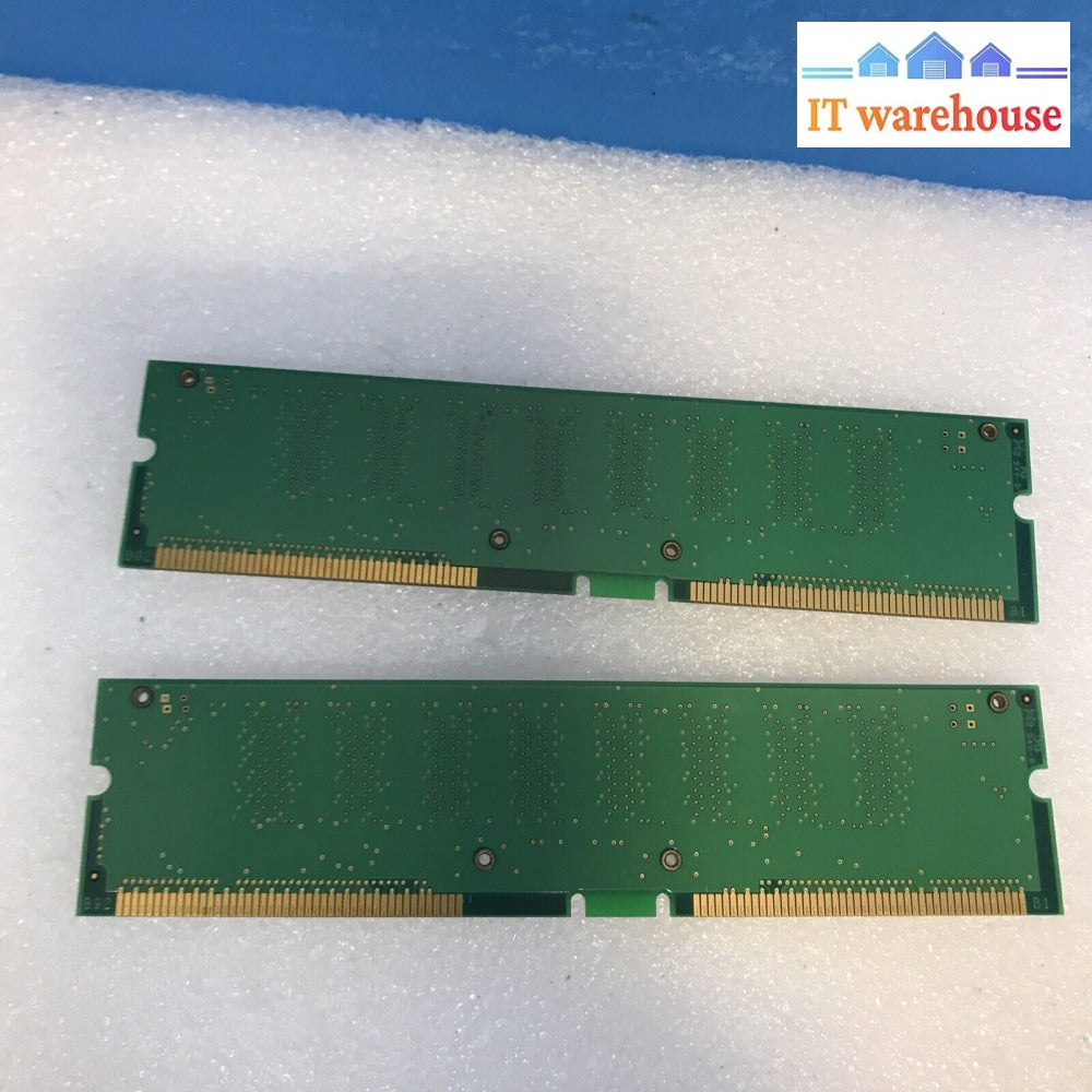 2X Buffalo Rd800/4-E256Mx2 Rdram Rambus Memory