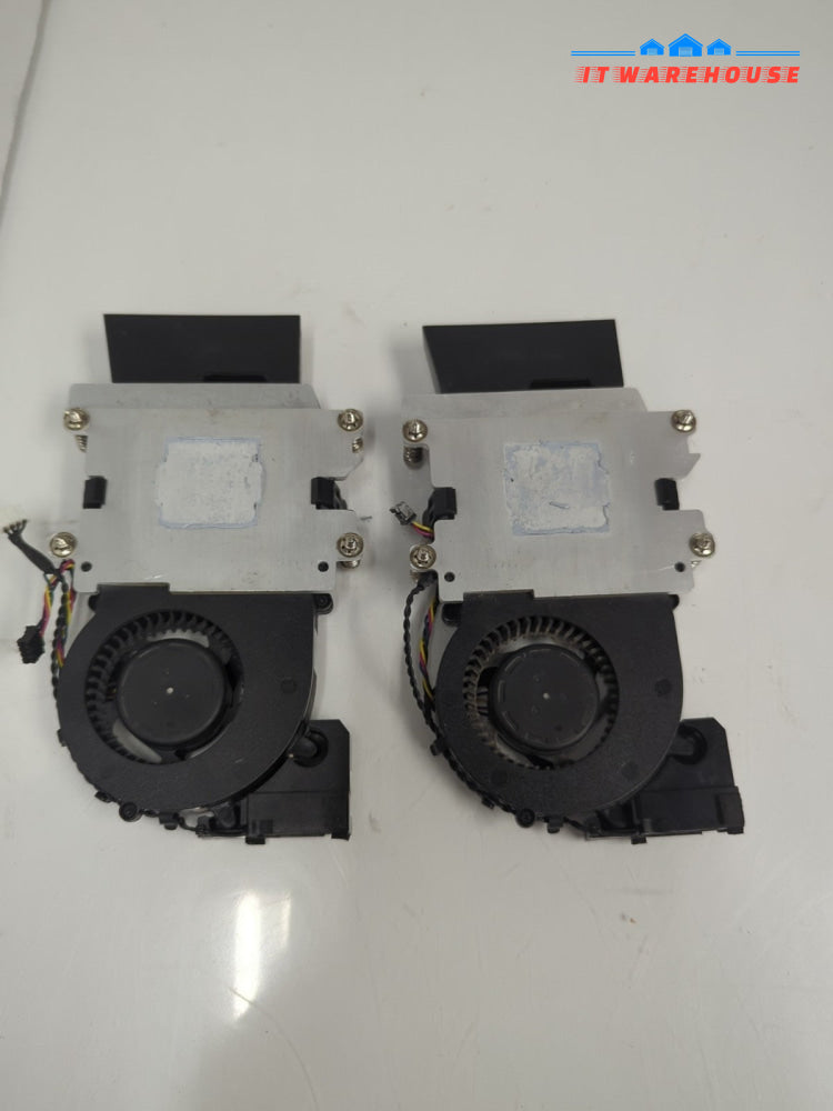2x Dell OptiPlex USSF /Micro 3060 5060 Cooling Fan & Heatsink 27H4V Tested -