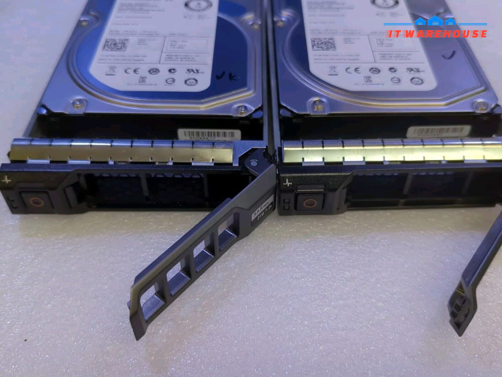 2X Dell R755K 0R755K 2Tb 3.5’’ Sas Hard Drive St32000444Ss W/ Caddy Tested -