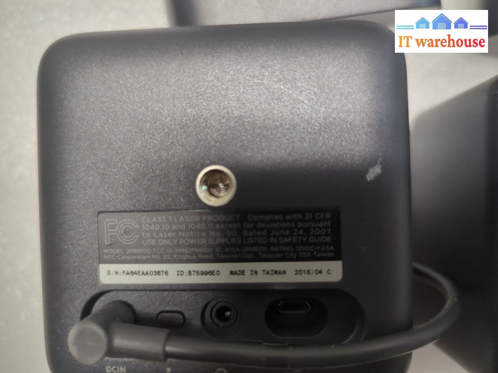 2X Htc Vive Vr Virtual Reality Base Stations 1.0 2Pr8100 W/ Power Adapter -