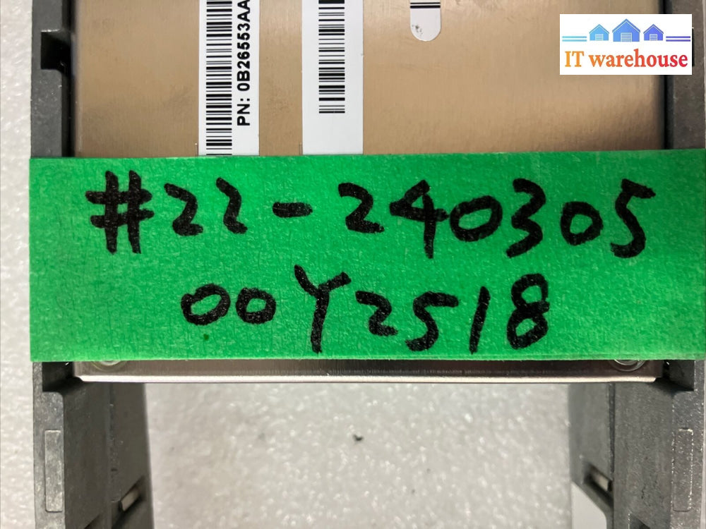 2X Ibm 00Y2518 200Gb Sas Ssd Fru 00Y2413 Pn 00Y5712 W/ Caddy Hvsml4020Ass600 ~