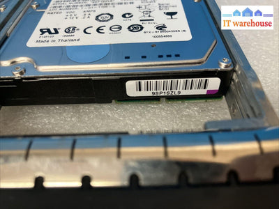 2X Ibm 49Y1851 500Gb 7.2K Sas 2.5’ Hdd St9500430Ss 49Y1855 Pn 49Y1854 W/ Caddy ~
