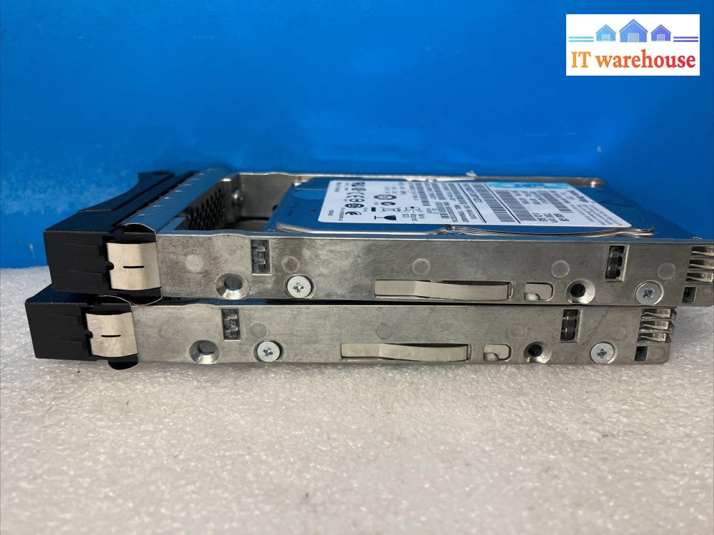 2X Ibm 49Y1851 500Gb 7.2K Sas 2.5’ Hdd St9500430Ss 49Y1855 Pn 49Y1854 W/ Caddy ~