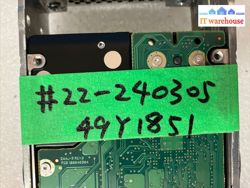 2X Ibm 49Y1851 500Gb 7.2K Sas 2.5’ Hdd St9500430Ss 49Y1855 Pn 49Y1854 W/ Caddy ~