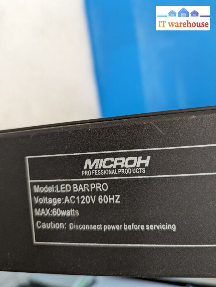 - 2X Microh 40’ Color Light Led Bar Pro