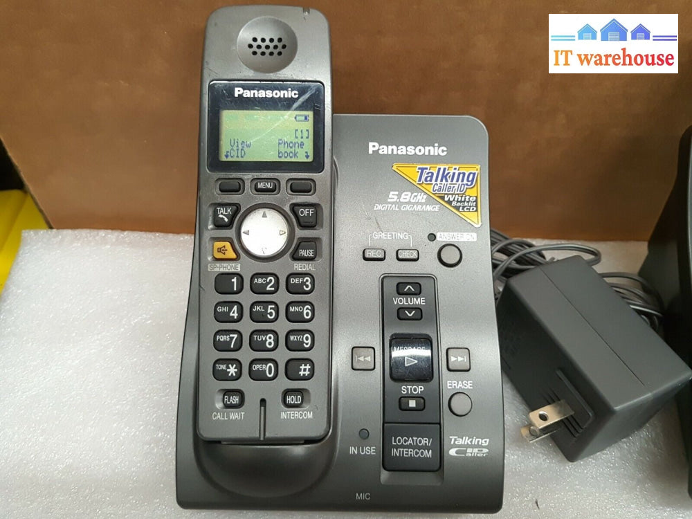 - 2X Mixed Panasonic Wireless Phone Set (Tg6031Cb/Tg6051B) With Handset-Tga600B