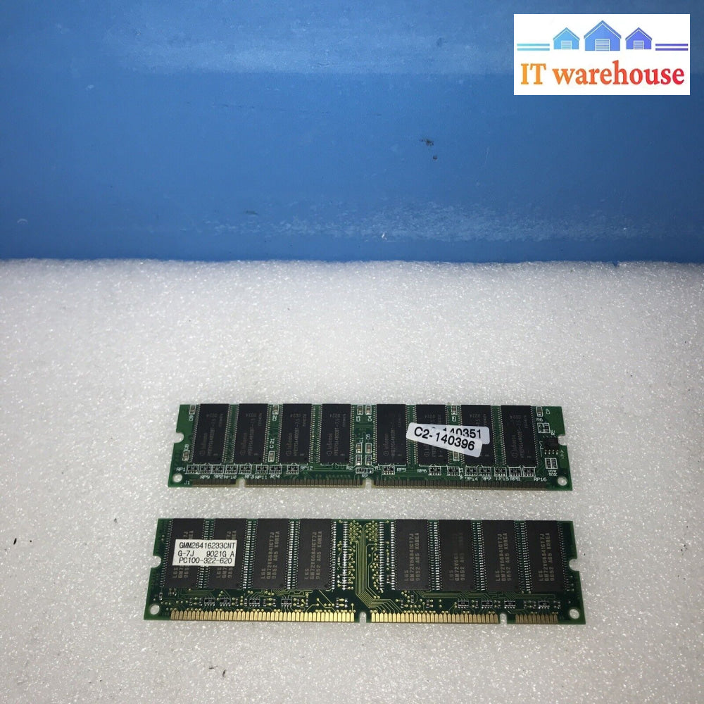 2X Pc100-322-620 64Mb 168Pin Sdram Memory Ram