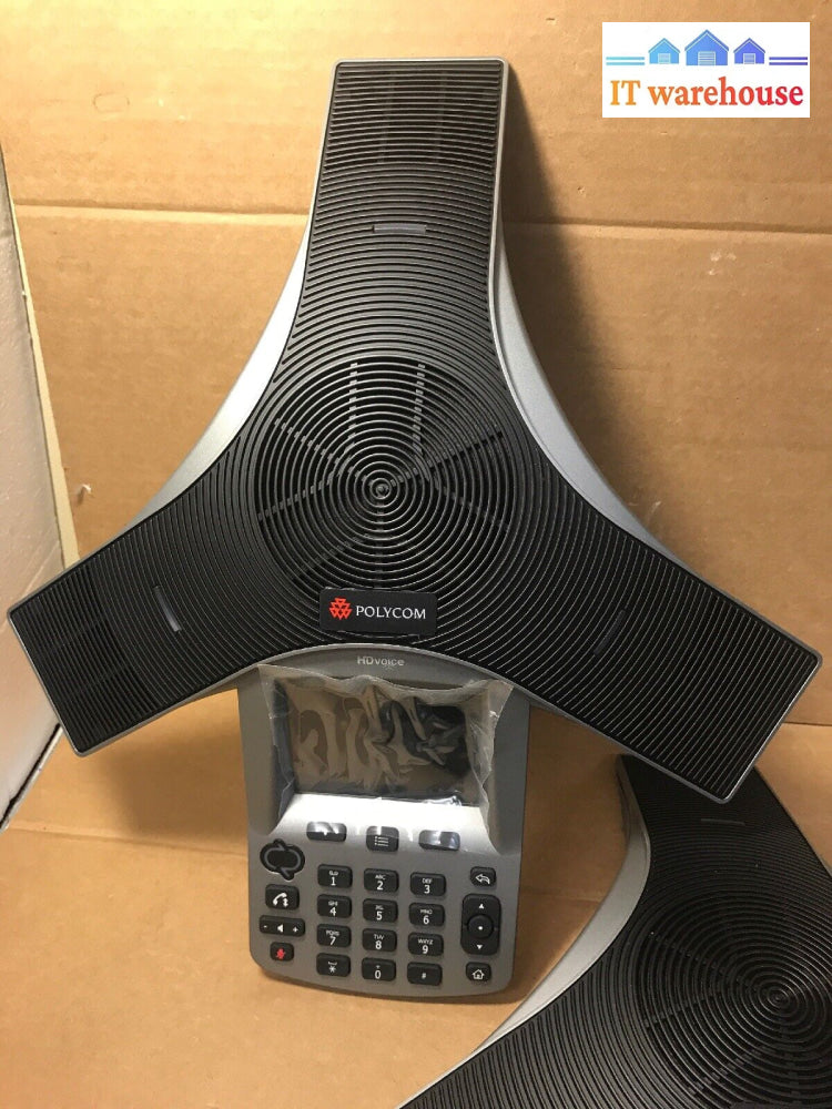 2X Polycom Cx3000 Voip Ip Poe Conference Phone 2201-15810-001 ***New