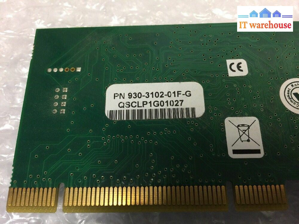 - 2X Quatech Dsclp/Ssclp-100 Low Profile Serial Adapter Card P/N 930-3102-01F-G