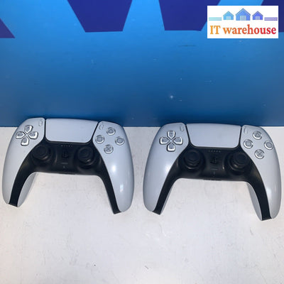 2x Sony PlayStation 5 PS5 Dualsense Wireless Controller Classic White CFI-ZCT1W