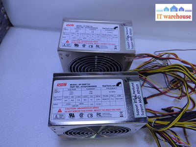 - 2X Startech Ap-500F12V 450W Atx Power Supply Tested