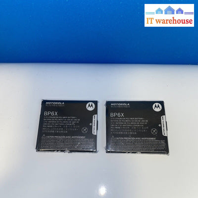 3 X Genuine Original Motorola Bp6X Snn5843 For Mb501 Mb-501 Quench Battery