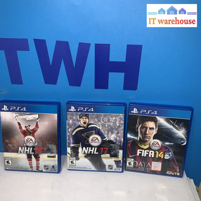 3 x pS4 Games FIFA 14. NHL 16-17