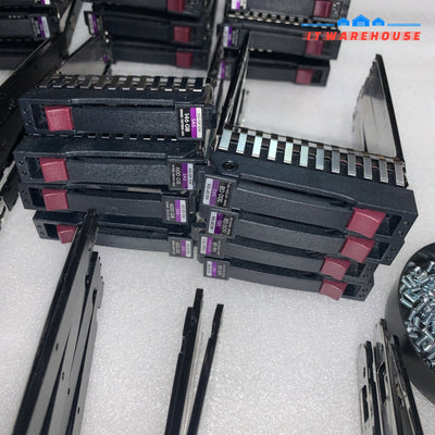 (31x) HP ProLiant G5 G6 G7 500223-001/002 2.5” SAS/SATA Hard Drive Caddy + screw