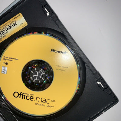 Microsoft Office Mac Home & Student 2011 DVD + Key