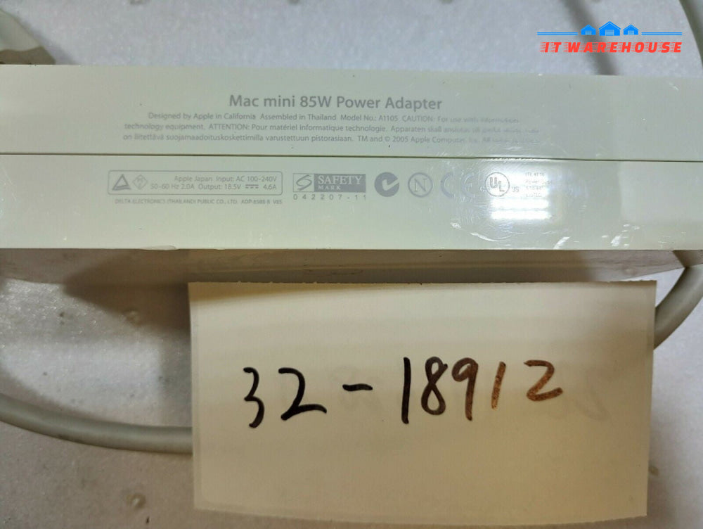 - 3x Genuine apple A1105 Mac Mini Power Adapter 85W (NO Power Cord)