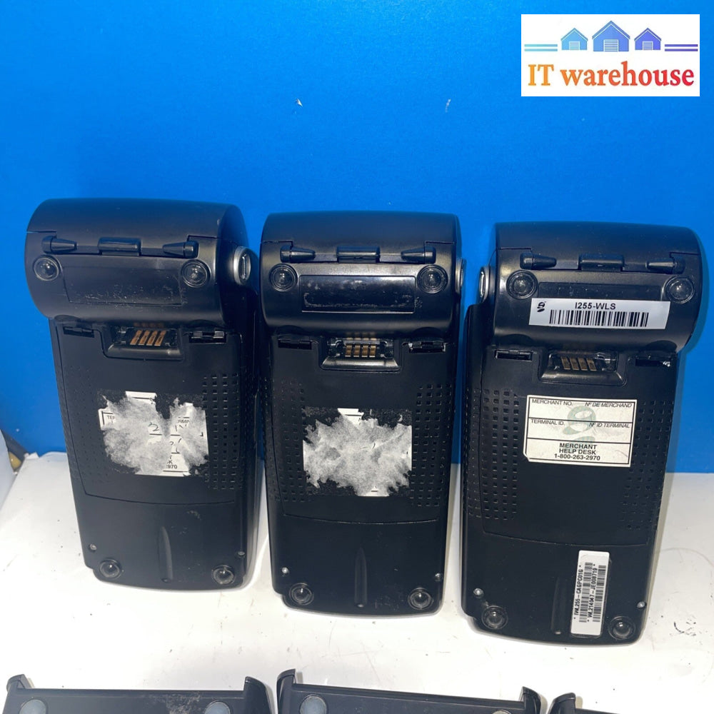 * 3x INGENICO iWL255 Credit Card Terminal With iWL200 Charging Station