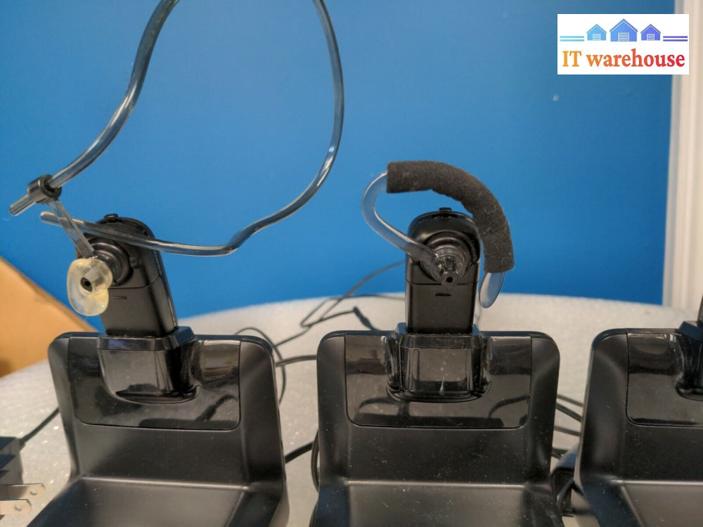 - 3X Plantronics C054 Base + Wh500 Wireless Headset System