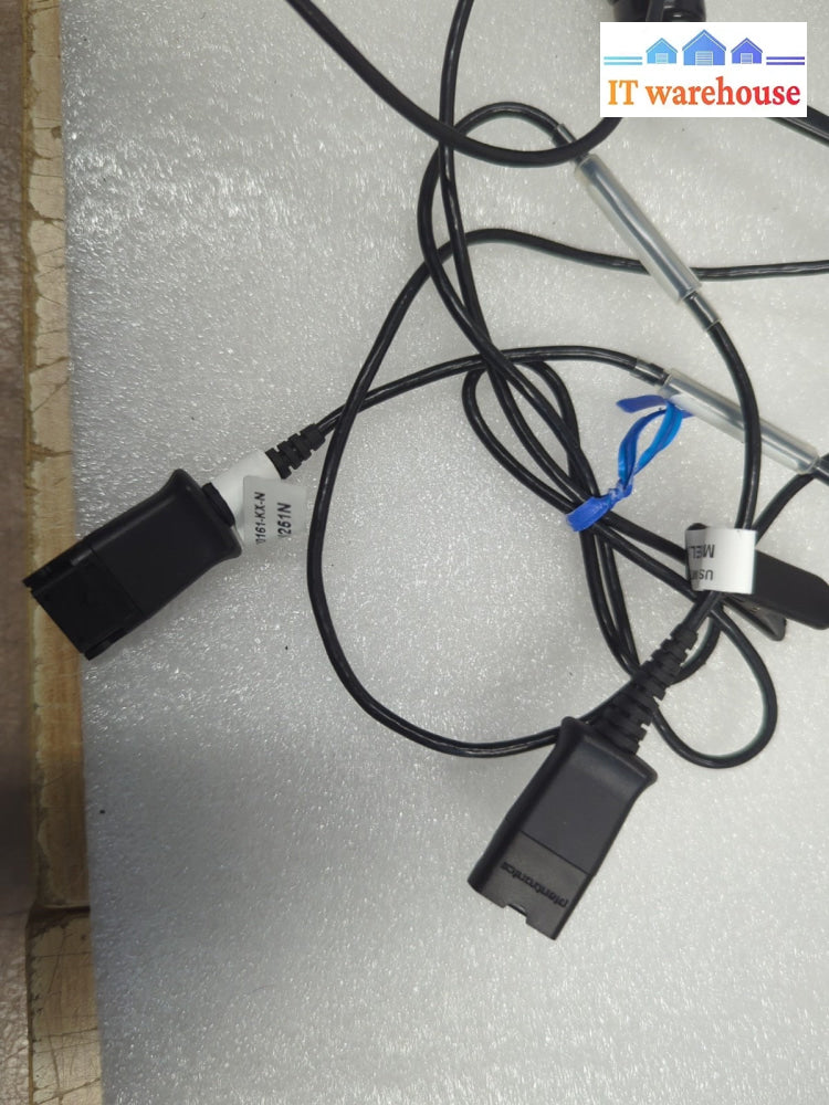 3x Plantronics Wired Headset -
