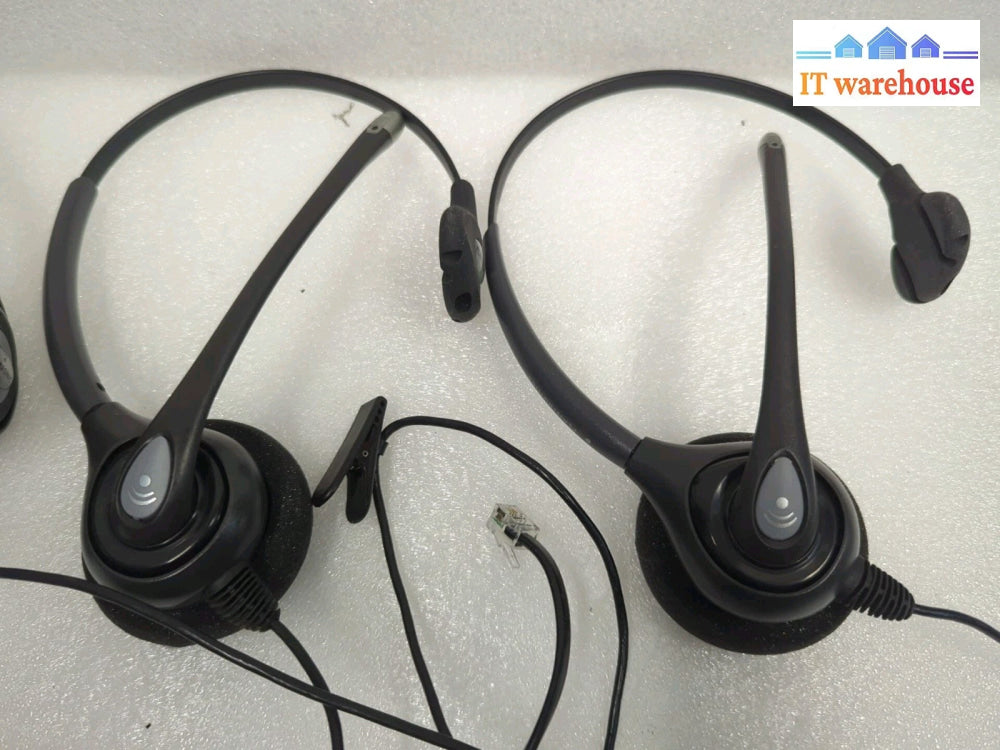 3x Plantronics Wired Headset