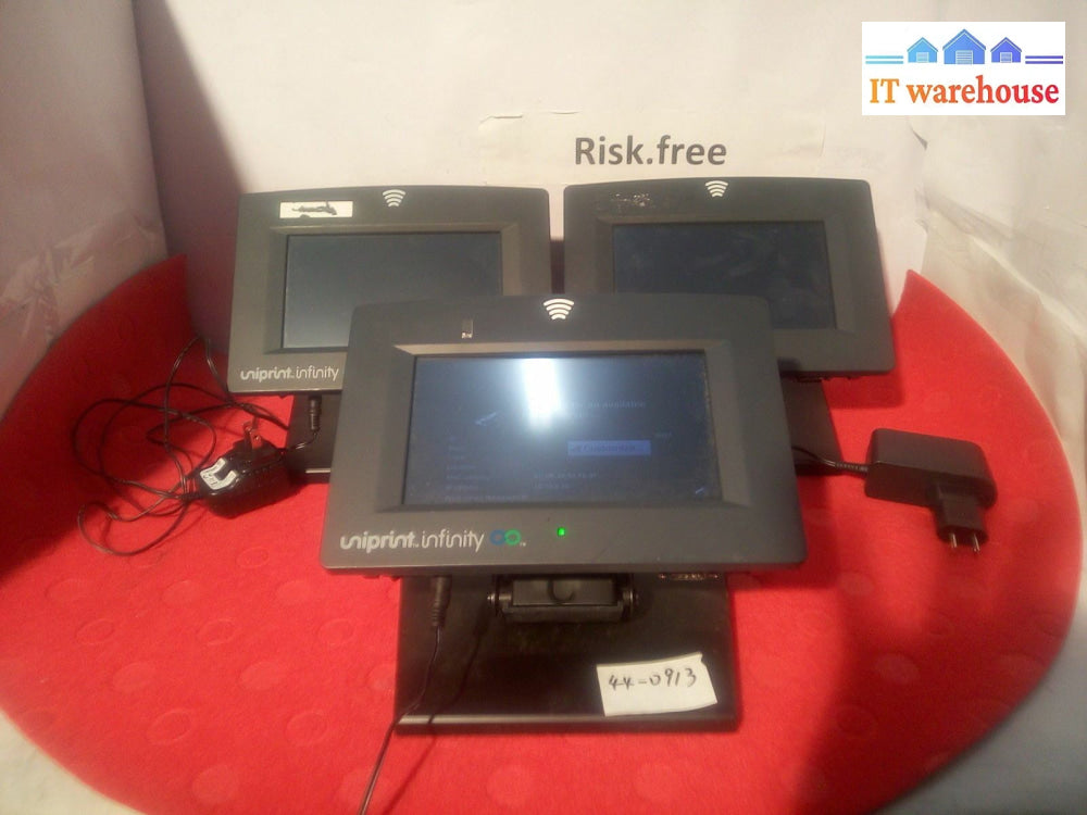 - 3X Uniprint Infinity Vpad W/Ac Adapter