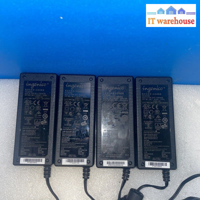 4× Ingenico Psm24W-080 Ac Adapter Power Supply For Isc480 Credit Card Terminal