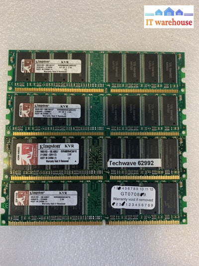 4X 1Gb Kingston Ddr1 Pc3200 400Mhz Ram For Vintage Apple G5 Imac And Power Mac