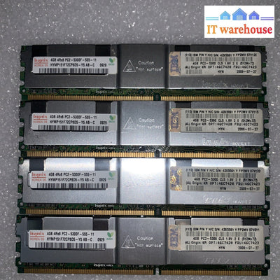 4x 4GB Hynix PC2-5300F DDR2-667MHz ECC FB (SERVER) RAM