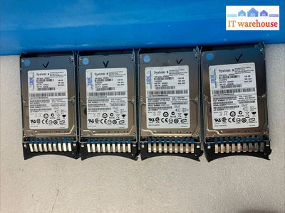 4X Ibm 42D0632 146Gb 10K Sas 2.5’ Hdd St9146803Ss 42D0633 Pn 42D0636 W/ Caddy ~