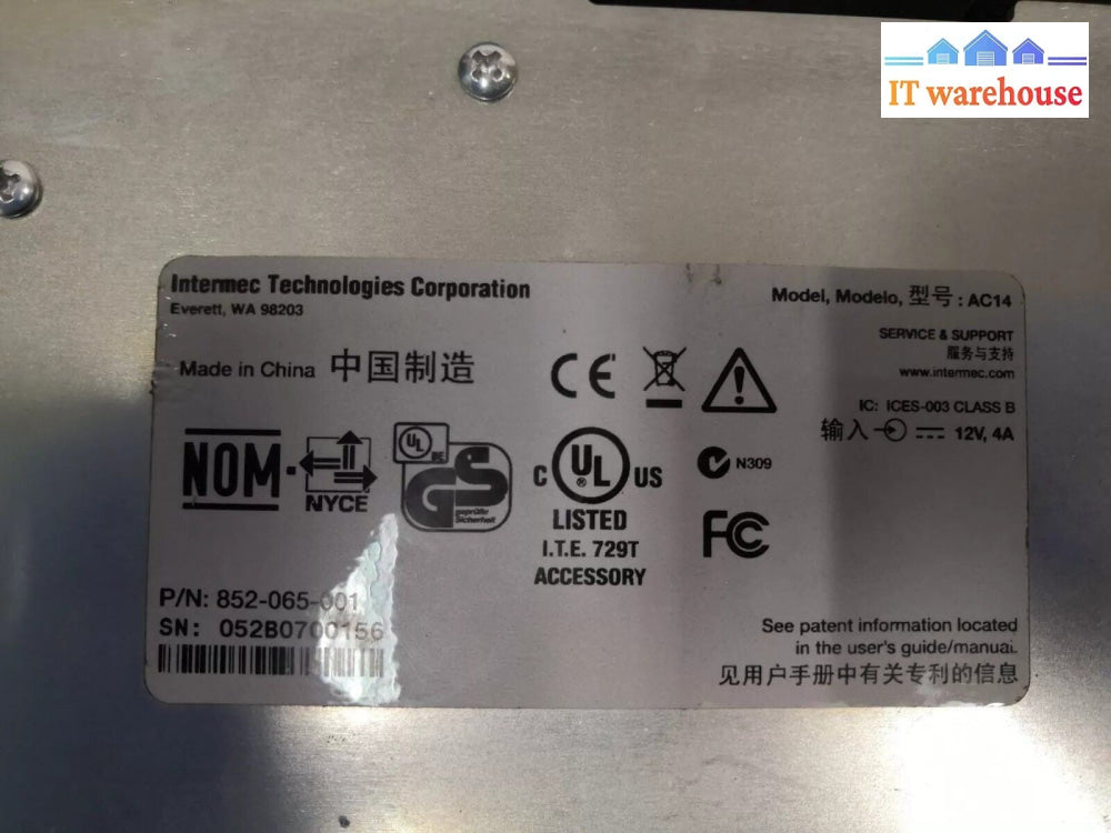 - 4x Intermec CN3 Barcode Scanner Mobile Computer With Charger&4x extra battery