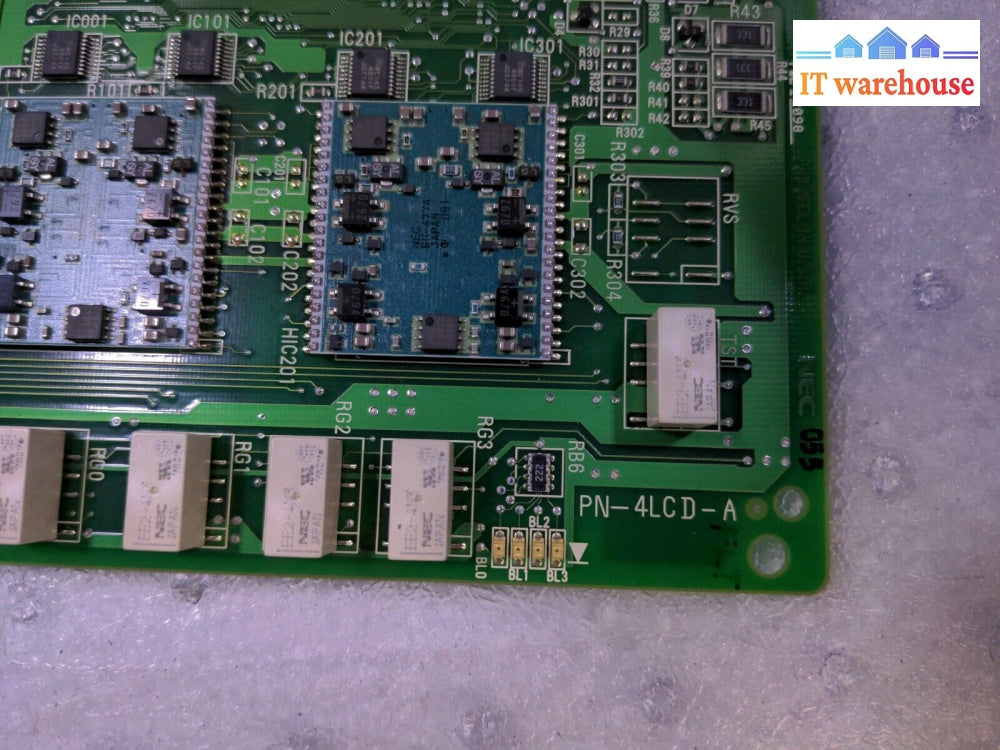 - 4X Nec Neax 2000 Pn-4Lcd-A M-678584 4-Line Analog Station Card