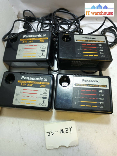 - 4X Panasonic Genuine Ey0225 Cordless Screwdriver Fast Battery Charger Tested