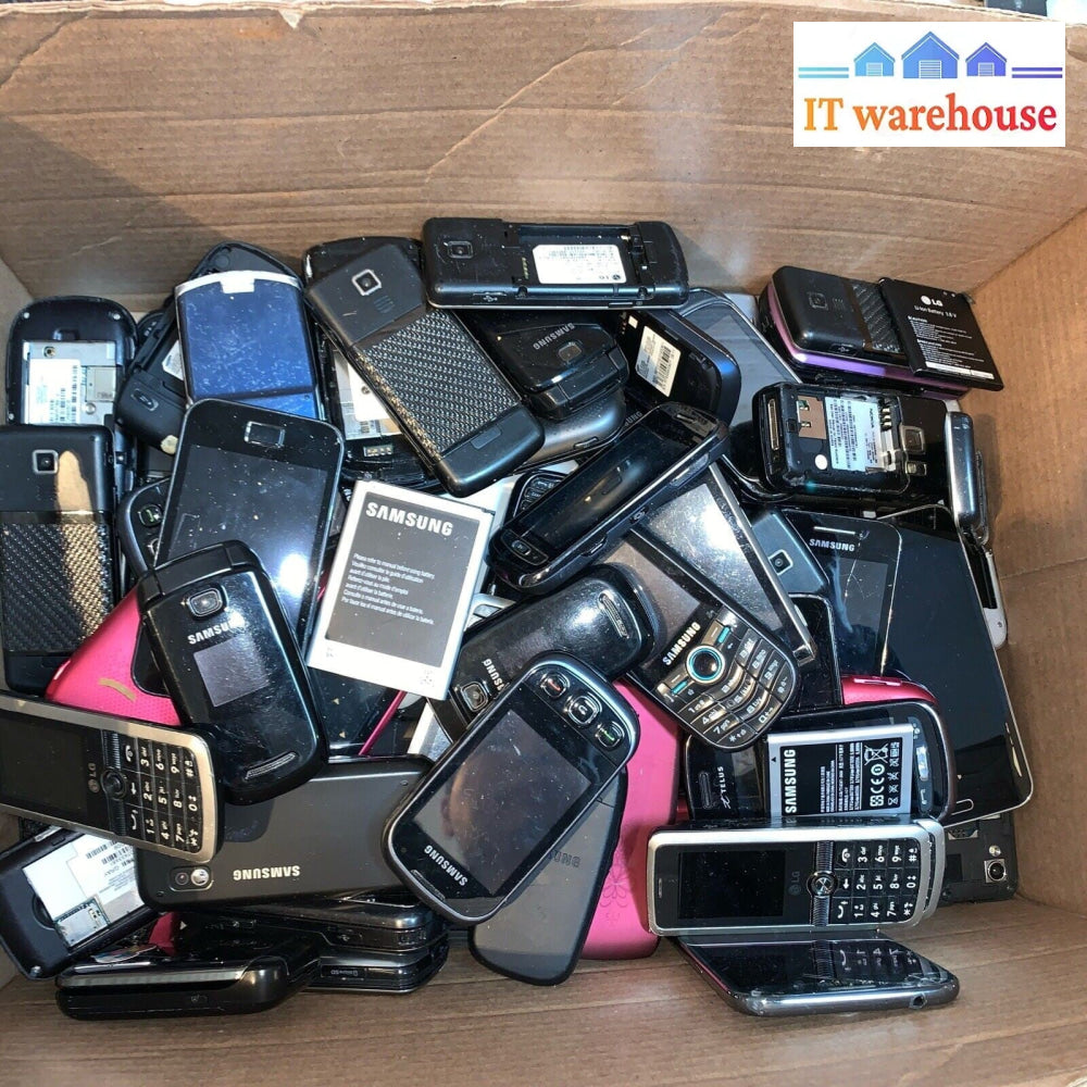 50 Cell phones for gold scrap recycle recycling