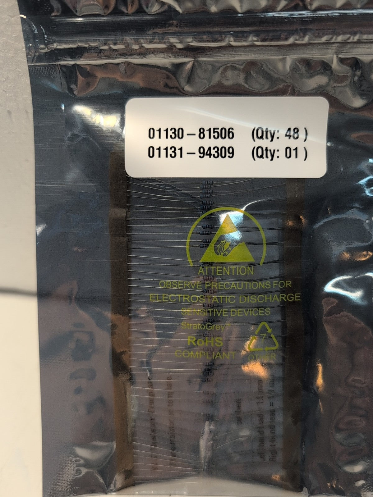 🔥 NEW 96x Agilent 01130-81506 82 Ohm Resistor and 2x 01131-94309 Template -