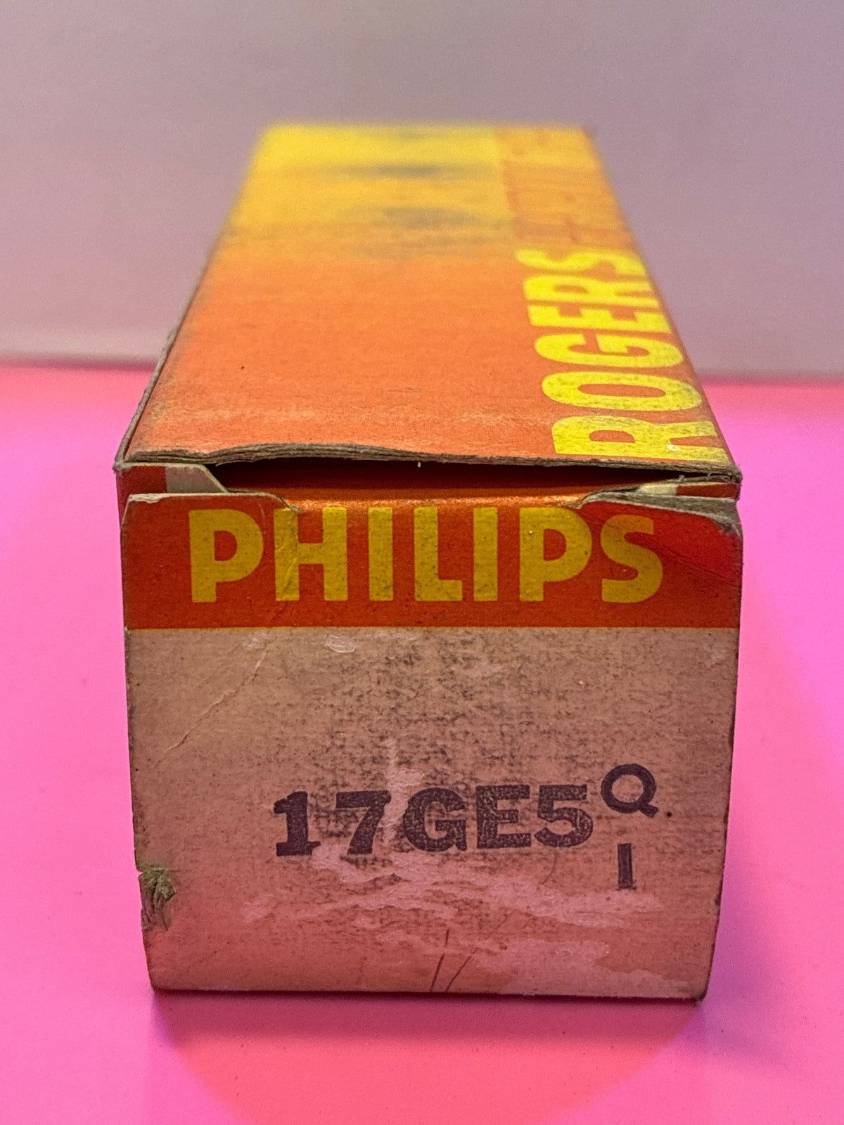 🔥 Philips Rogers 17GE5 Vacuum Tube NOS in Original Box Vintage Radio