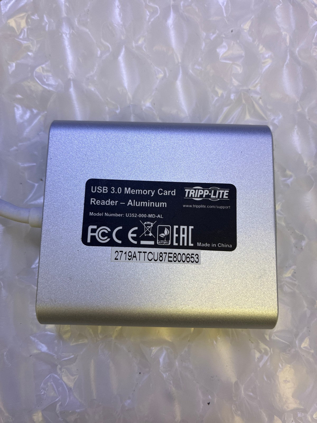 🔥 Tripp Lite U352-000-MD-AL USB 3.0 Aluminum Multi Card Reader SD CF