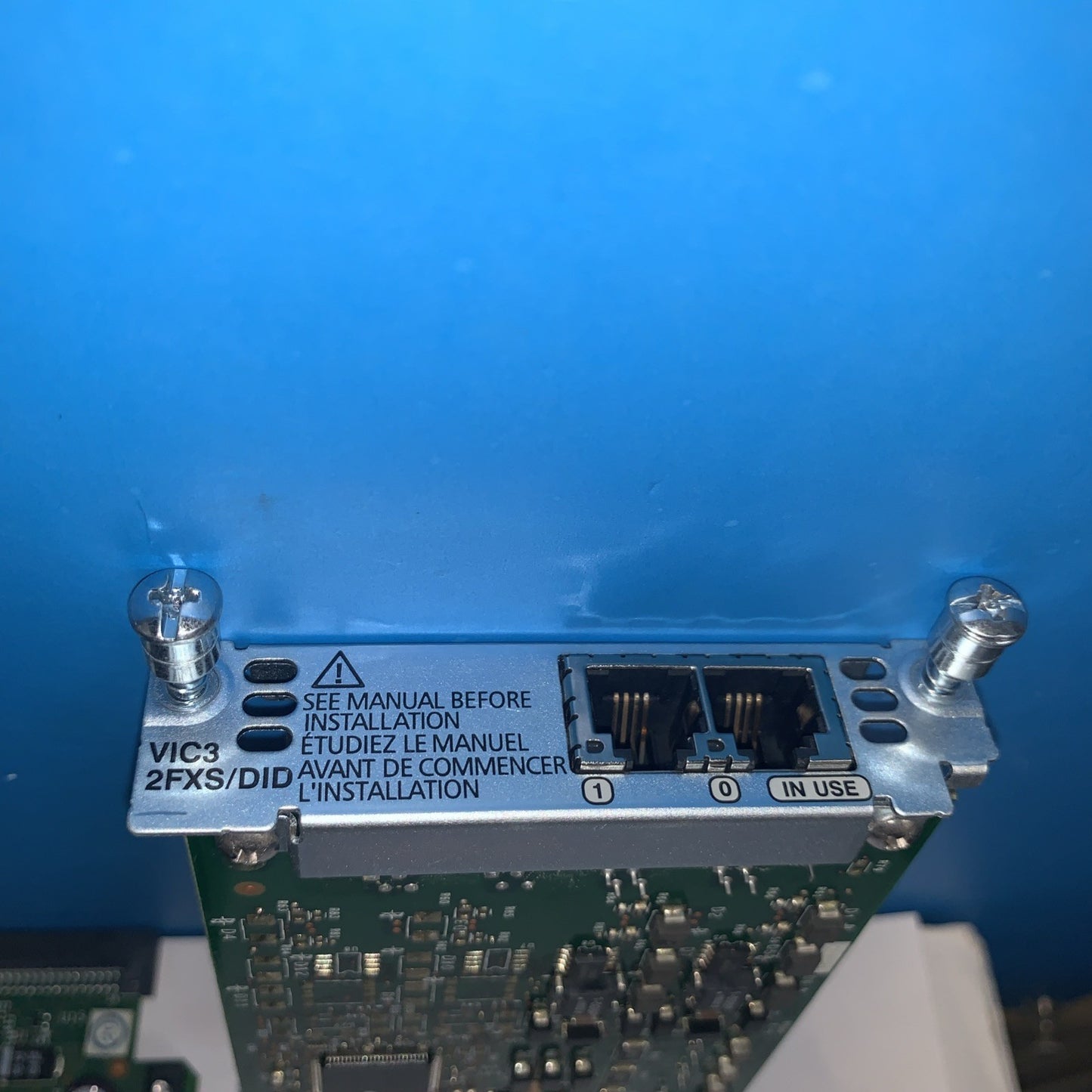 Lot of 11 CISCO VIC3-2FXS/DID 2-Port High-Density FXS/DID Voice Fax Card