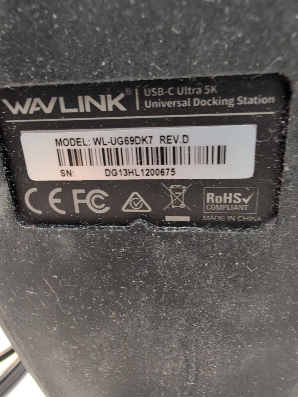 🔥 2x WavLink WL-UG69DK7 USB-C Dual 5K Universal Dock Station With AC Adapter -