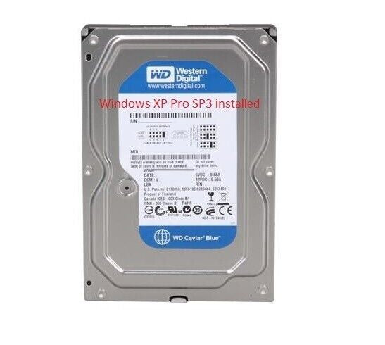 3.5'' SATA Hard drive w/ Windows XP SP3 installed for desktop PCs (please read)