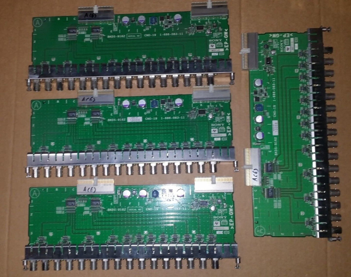 1 x SONY DVS-9000 SWITCHER Module - BKDS-9162, CNO-19, 1-686-083-11 (A6)