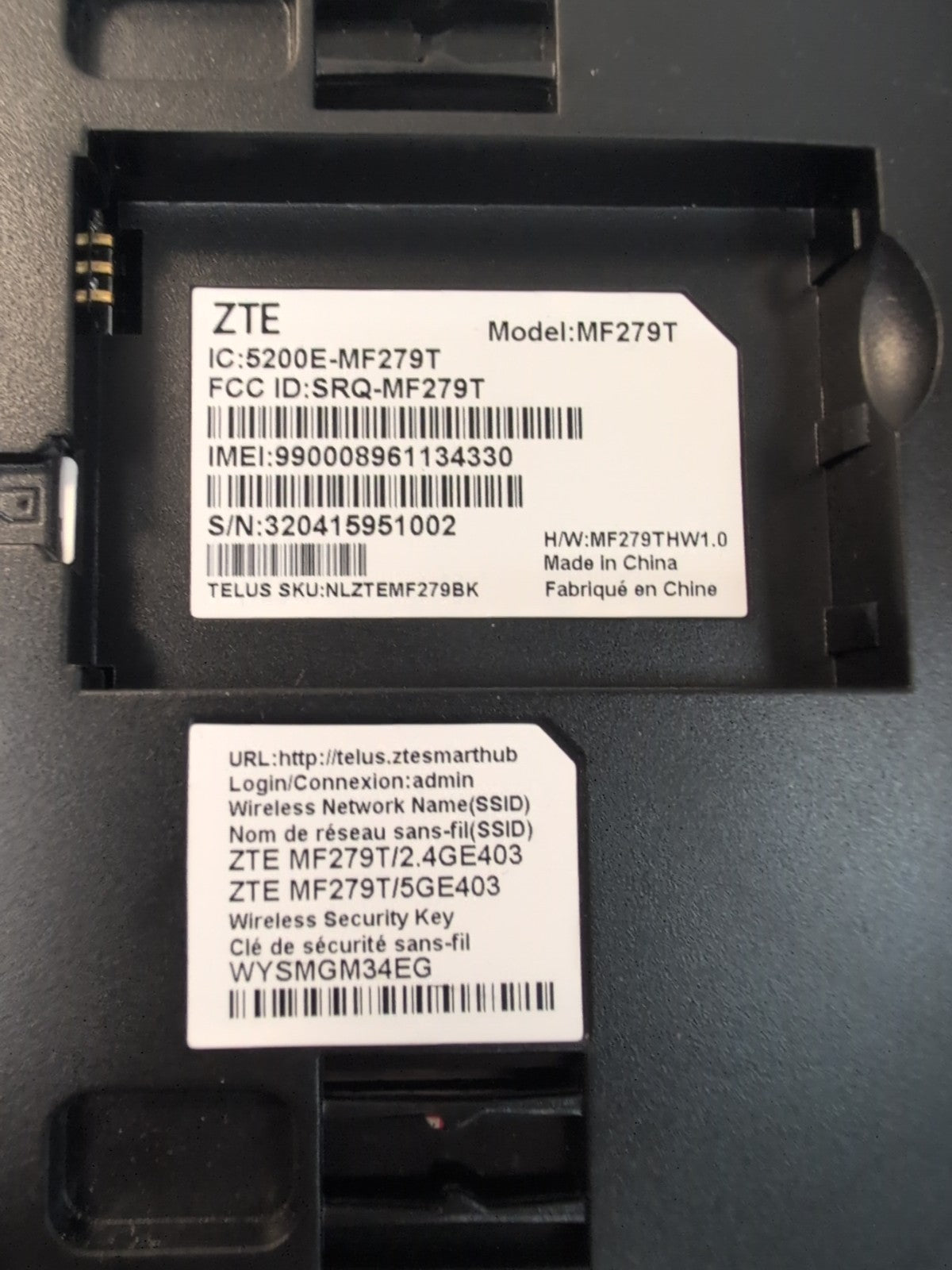 🔥 ZTE MF279T Home Smart Hub Terminal Intelligent Wireless Router 4G LATE -