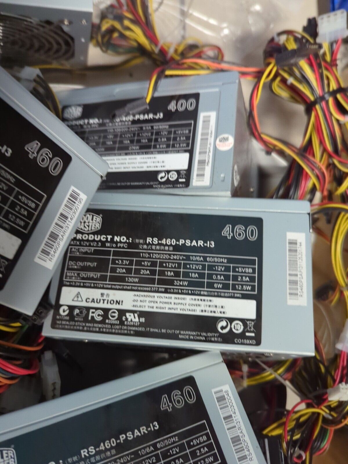 8 x Mixed Brand 400-460W ATX POWER SUPPLY (with PCI-e)
