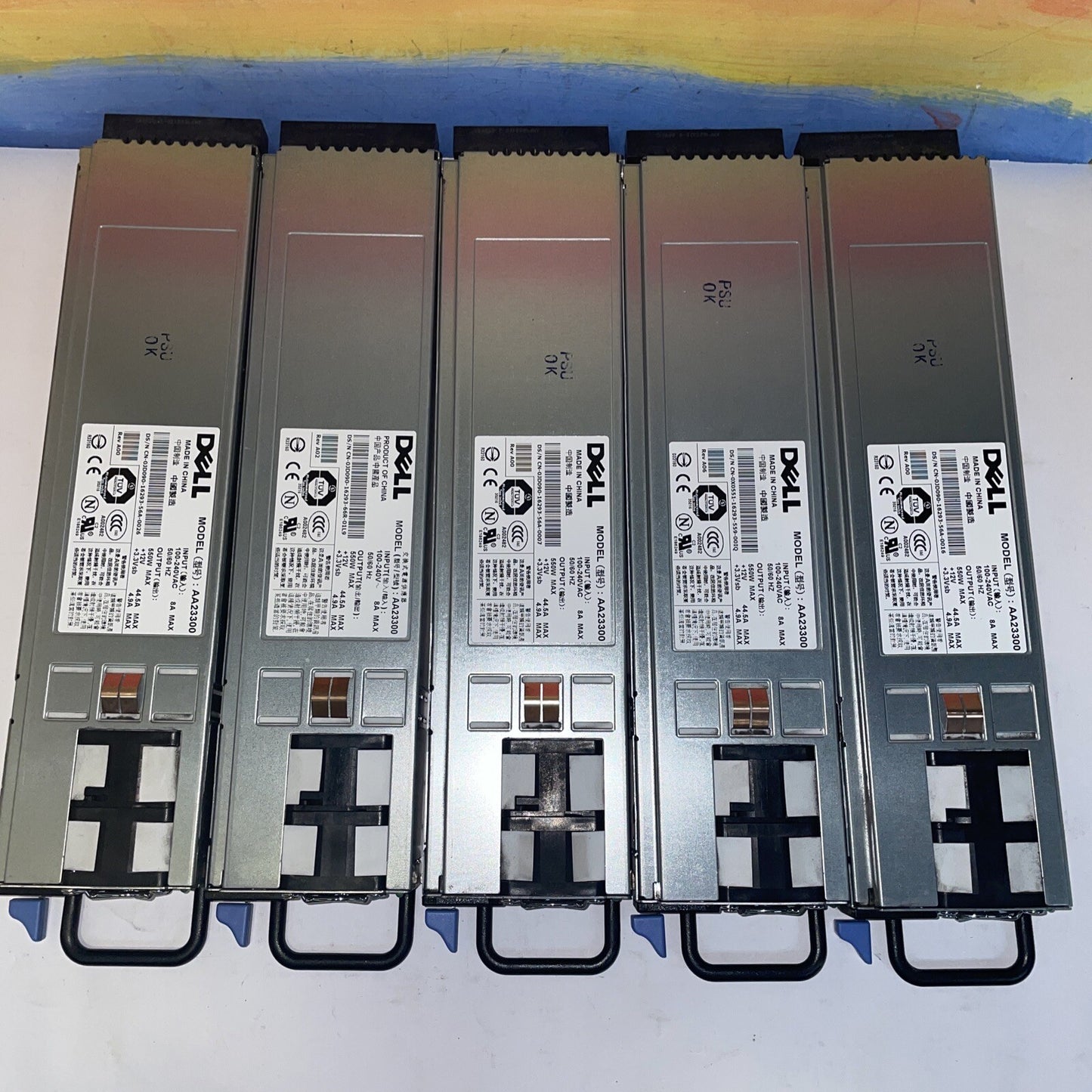 5x Dell Poweredge 1850 Server Power Supply Module JD090 X0551 AA23300 Redundant