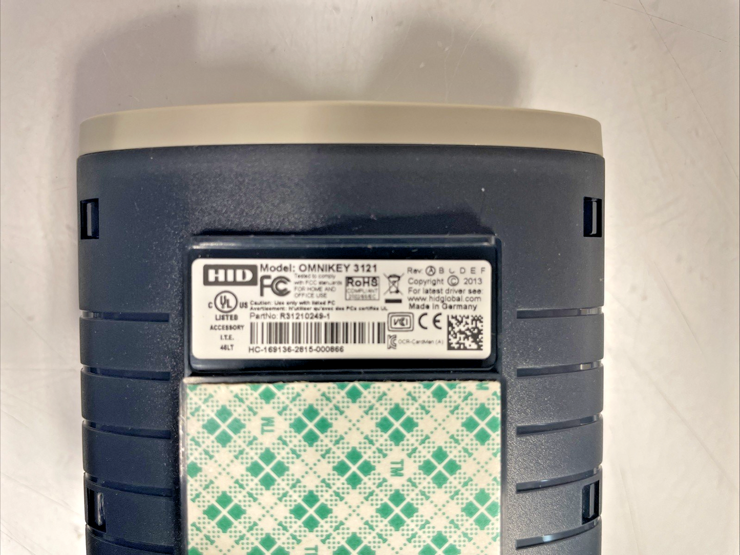 🔥 HID OMNIKEY 3121 R31210249-1 USB Smart Card Reader +