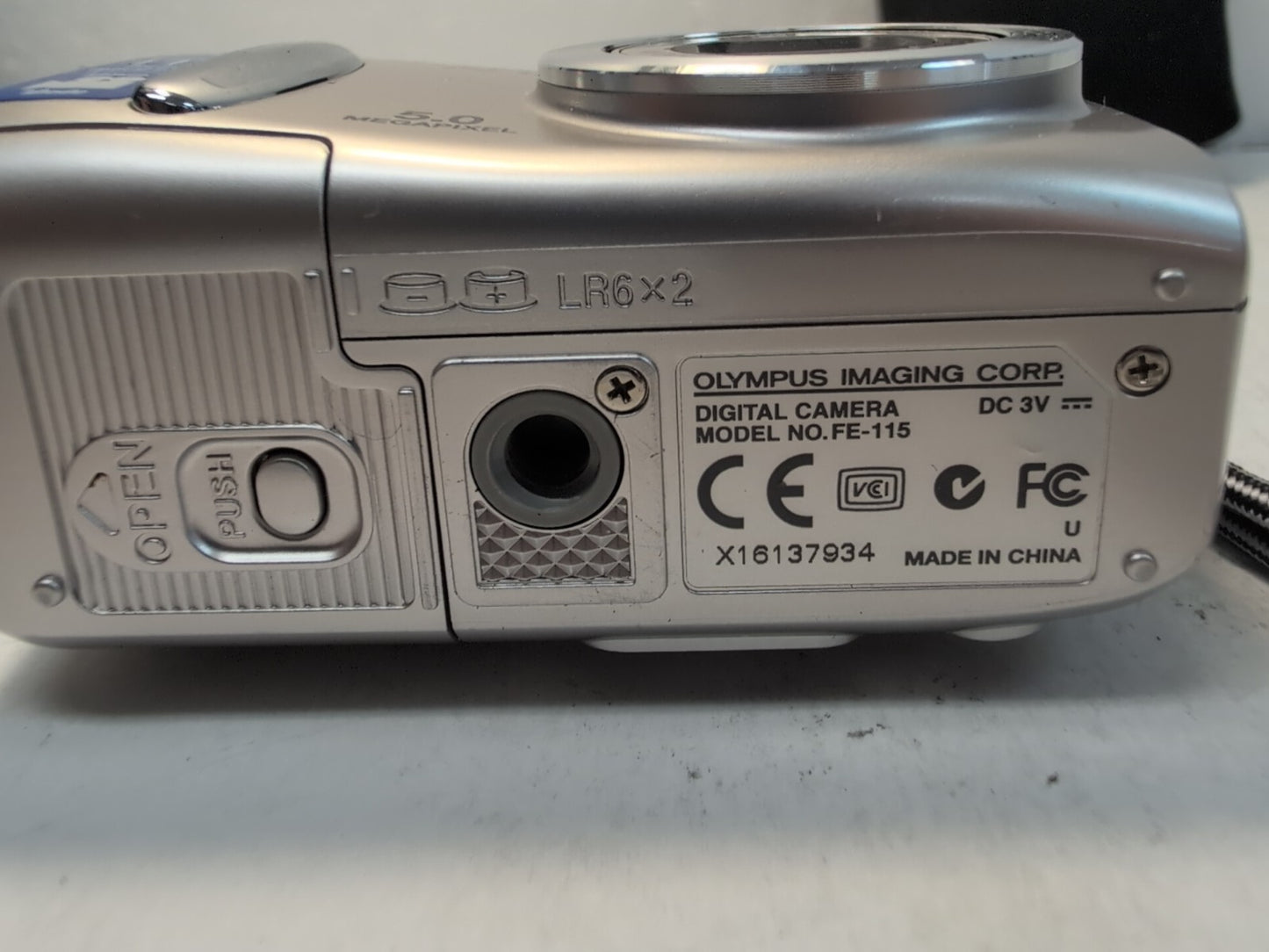 🔥NICE Olympus FE-115 Compact Digital Camera 5.0MP With 512MB Card TESTED -