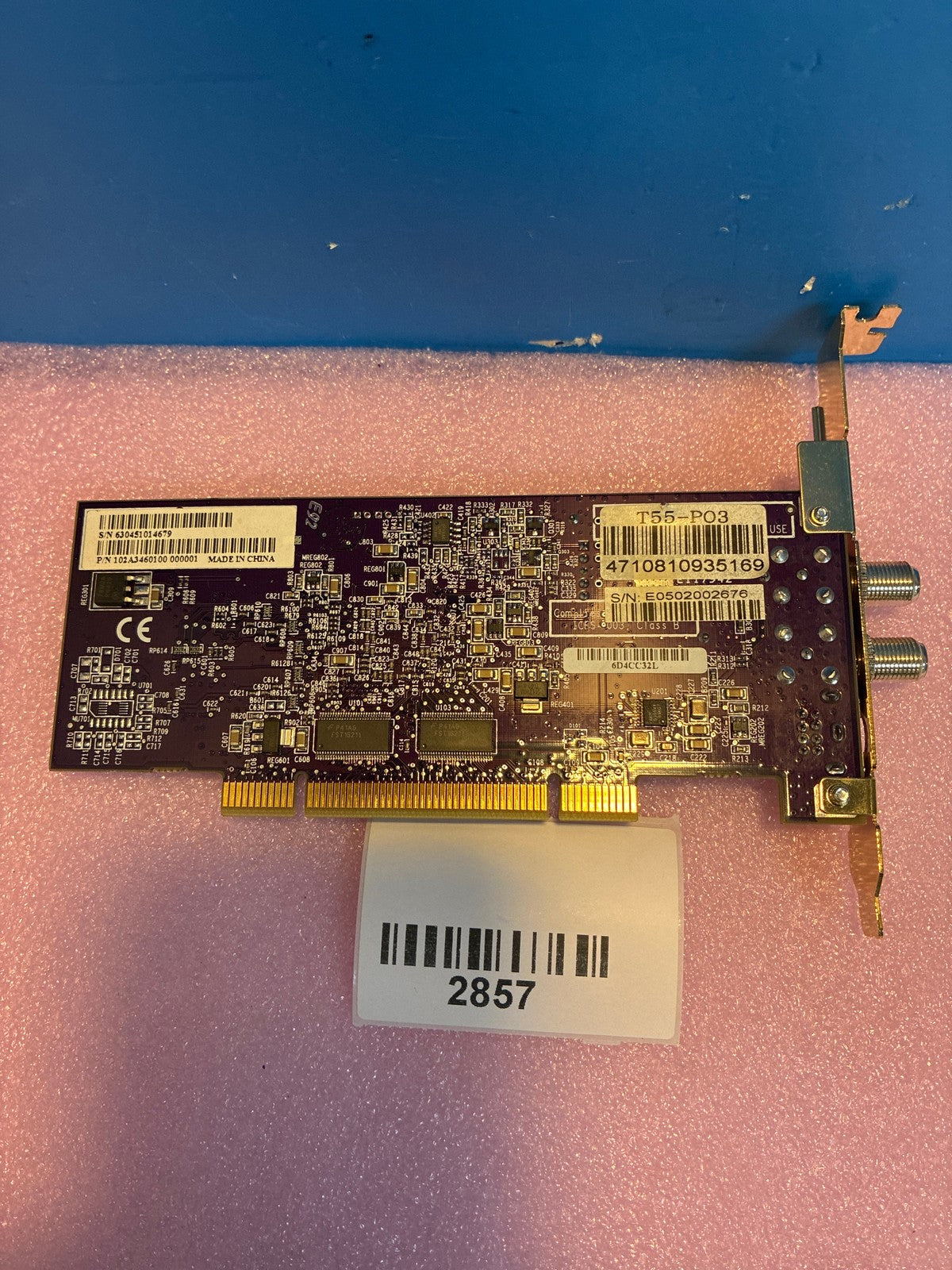 🔥 ATI TV Wonder PCI Tuner Card 109-A34604-00 with RF Coaxial Inputs