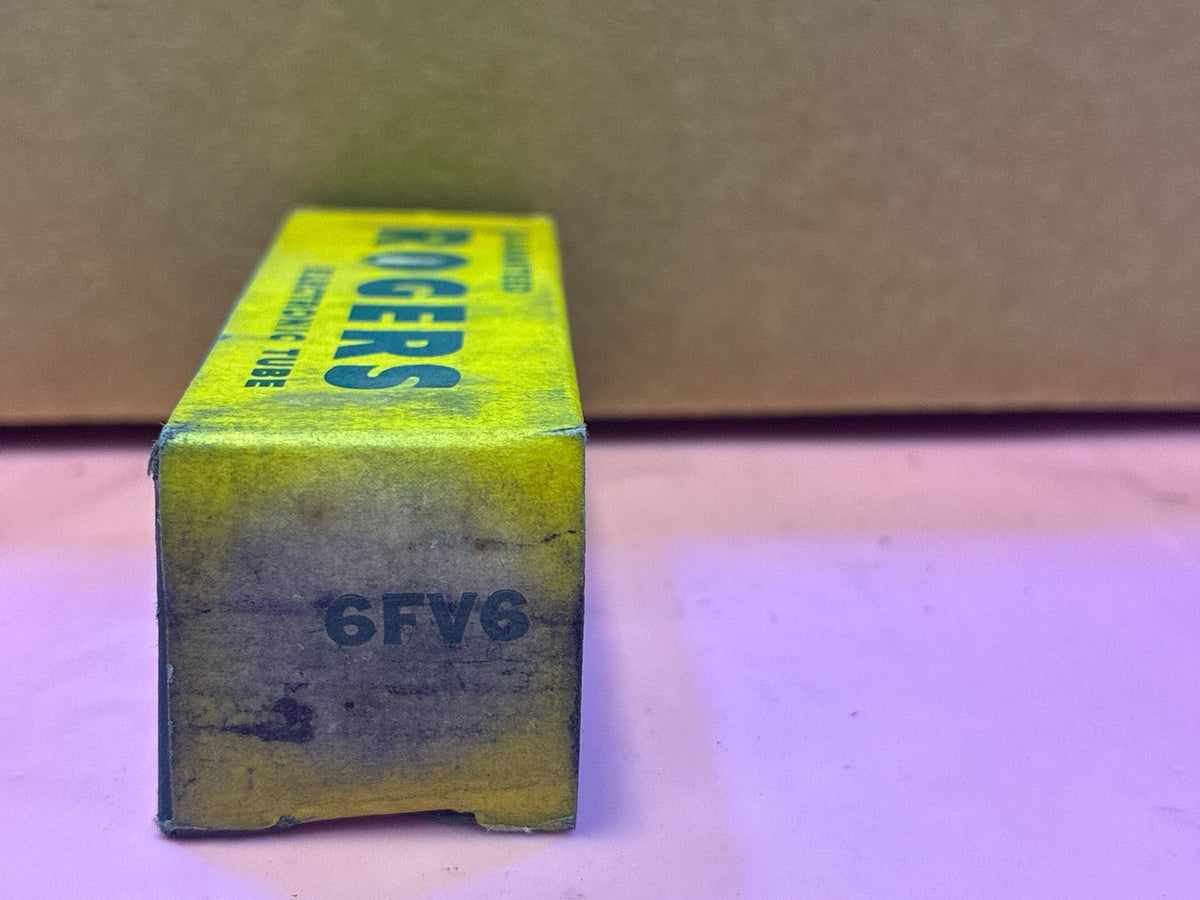 🔥 Rogers 6FV6 Vacuum Tube NOS in Original Box Vintage Electronic Tube