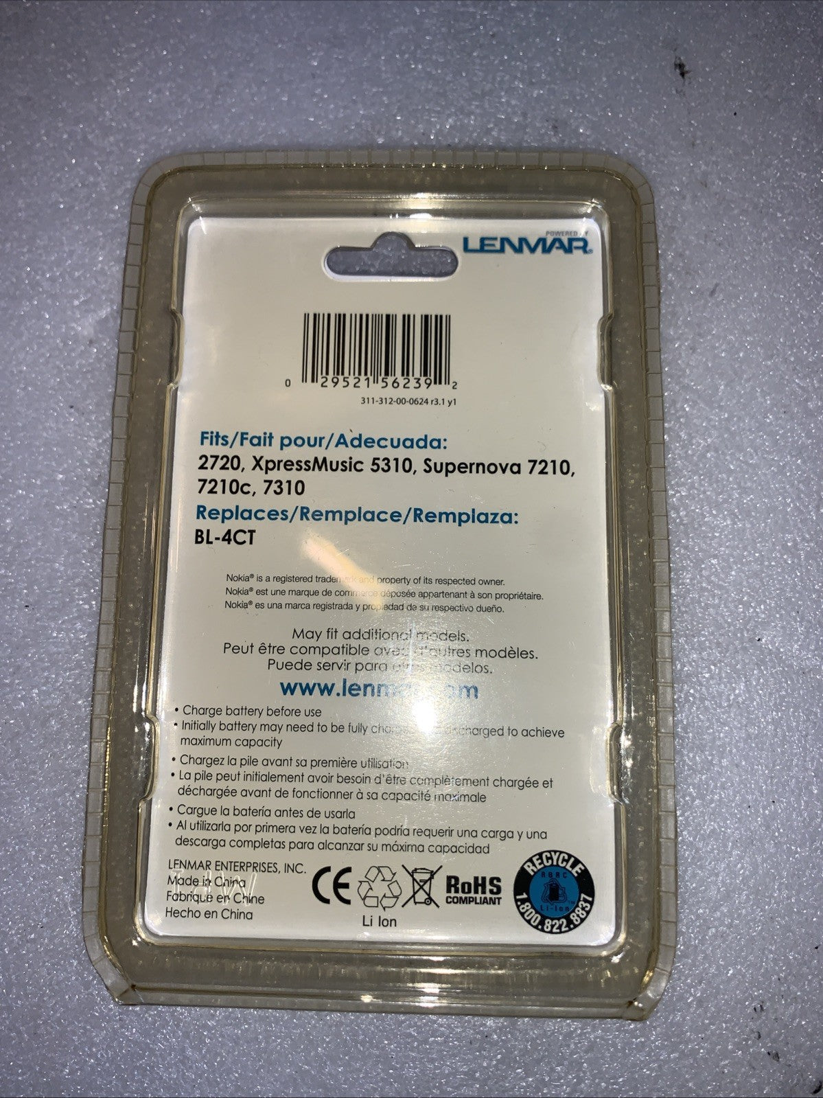 🔥 BL-4CT Replacement Battery for Nokia 2720 5310 7210 7210C 7310