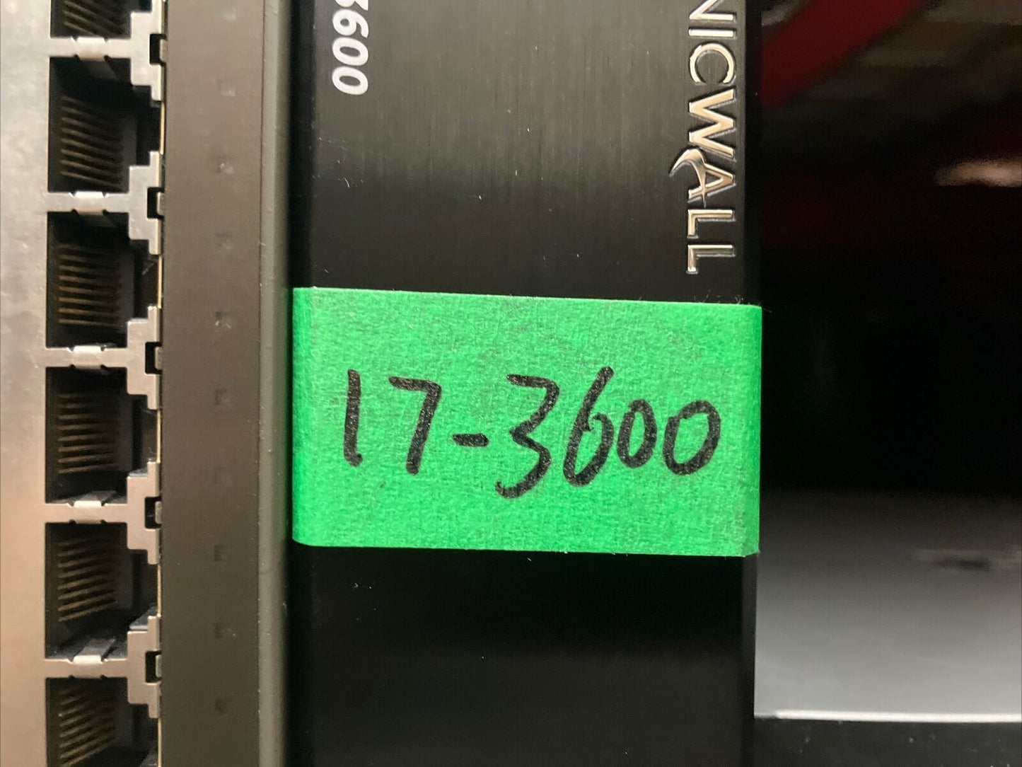 SonicWALL NSA 3600 1RK26-0A2 Network Firewall (NON-TRANSFERABLE) With Brackets ~