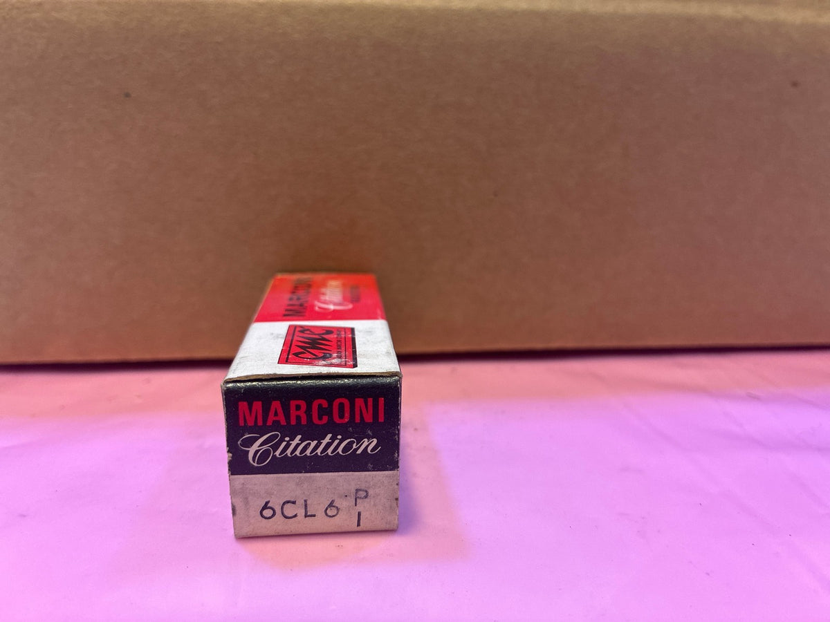 🔥 Marconi Citation 6CL6 Vacuum Tube NOS in Original Vintage Box